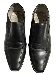 Julius Marlow Boys Black Shoes Size 3 School Dress Classic Girls Children - Picture 1 of 11