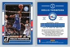 Hollis Thompson - 76ers #10 Donruss Basketball 2015-16 Panini Trading Card