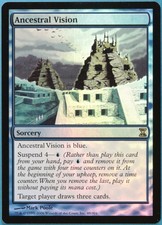 Ancestral Vision FOIL Time Spiral NM Blue Rare MAGIC CARD (ID# 220319) ABUGames