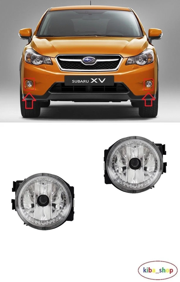 FOR SUBARU XV 2011- NEW GENUINE FRONT FOG LAMP WITH DAYTIME RUNNING LIGHT L + R - Image 1 of 1