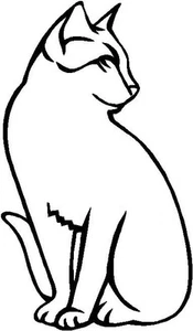 Parachoques de calcomanía de vinilo personalizada para gato para automóvil, camioneta, computadora portátil, teléfono, Cornhole - Imagen 1 de 1