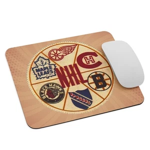 Vintage NHL "Original Six" - Mousepad NEU 9,5" x 7,75" - Retro Hockey History - Bild 1 von 4