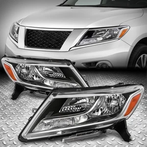 For 13-16 Nissan Pathfinder OE Style Chrome Housing Headlights Assembly Pair - Picture 1 of 8