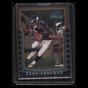 Tarjeta de fútbol americano Doug Chapman novato #206 2000 Bowman cromada Minnesota Vikings NFL - Imagen 1 de 3