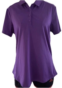 Adidas Women’s Ultimate365 Golf Polo Shirt Purple Size M AU 10 Activewear Tennis - Picture 1 of 6