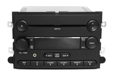 Mercury Milan Ford Fusion 2006 radio AM FM 6 CD entrada auxiliar actualización 6E5T-18C815-AG Foto 1 de 4