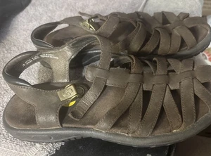 Sandalias de pescador Teva de cuero para mujer talla 7 - Imagen 1 de 10