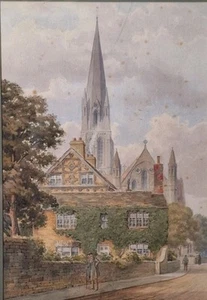 St Michaels Church, Headingley, Leeds Original Painting by D Braithwaite NDD - Picture 1 of 22