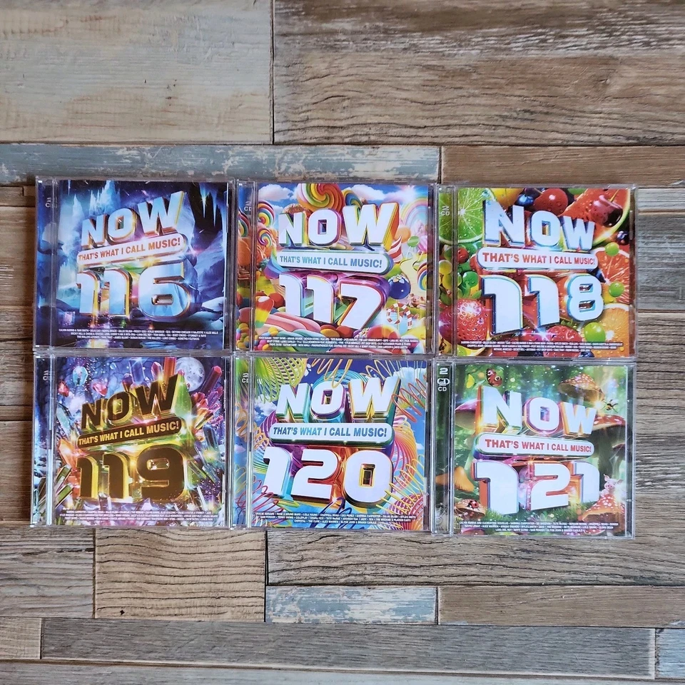 Now That's What I Call Music! 116 - 121 Double CD Albums (2024 - 2025)  - Image 1 of 2