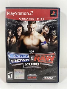 WWE SmackDown vs Raw 2010 Playstation 2 PS2 con manual 100% probado - Imagen 1 de 5