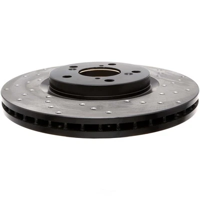 Disc Brake Rotor-Sport Cross-Drilled Stoptech fits 06-14 Honda Ridgeline - Image 1 of 3