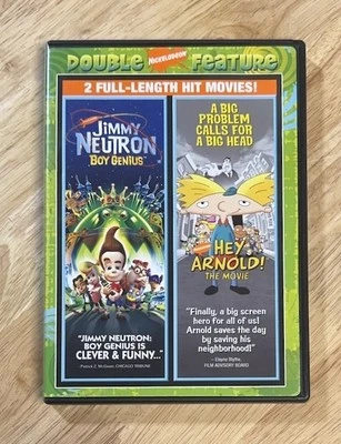 Jimmy Neutron: Boy Genius & Hey Arnold! The Movie Nickelodeon Double Feature DVD - Image 1 of 3