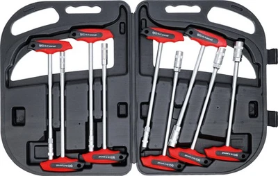 BGS Do It Yourself Steckschlüssel-Satz mit T-Griff | SW 6 - 14 mm | 9-tlg.