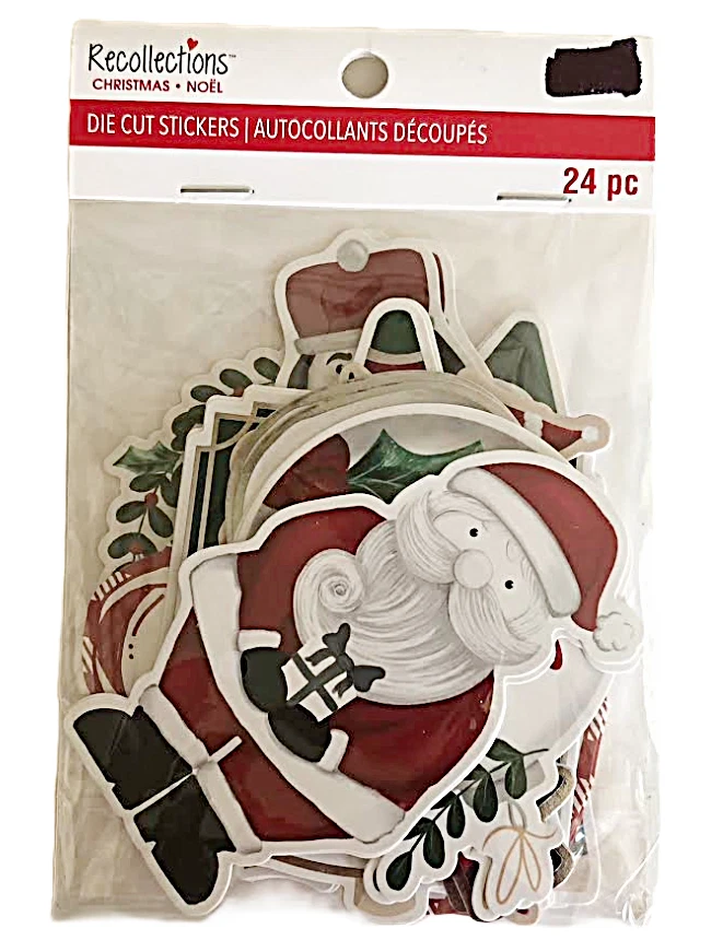 Recollections Holiday Stickers 1-Pack 24 Die Cut Stickers - Image 1 of 2