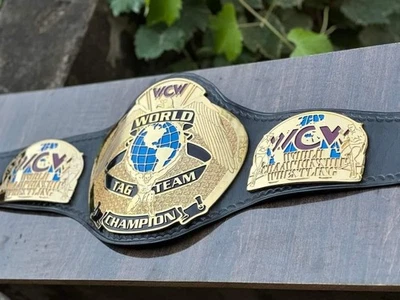 Cinto de título do World Tag Team Heavyweight Wrestling Championship - Imagem 1 de 3