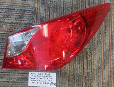 NEW  2011-2014 Hyundai Sonata (Non-Hybrid) Right Passenger Side Outer Tail Light - Image 1 of 4