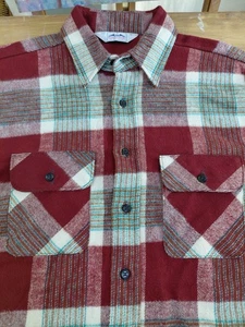Vintage Dakota Five Brothers Hemd Herren Large USA Rot Grunge - Bild 1 von 10