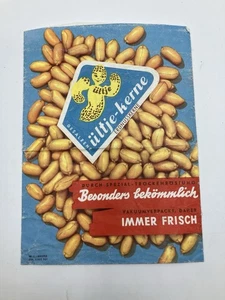 Bolsa de cacahuetes vintage años 60 anuncio publicitario Ultje-Kerne envoltura de bocadillos Alemania Occidental - Imagen 1 de 2