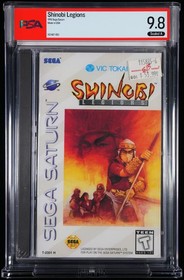 Shinobi Legions Sega Saturn - PSA WATA 9.8A - #1 Highest Graded - NEW - SEALED
