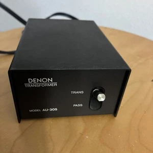 Used Denon AU-305 Step Up Transformer For MC Moving Coil Phono Cartridge - Picture 1 of 10
