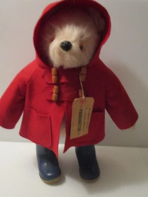 VTG 1972 1st Edt Paddington Bear Gabriel Design Dunlop Boot Handmade England - Image 1 of 4
