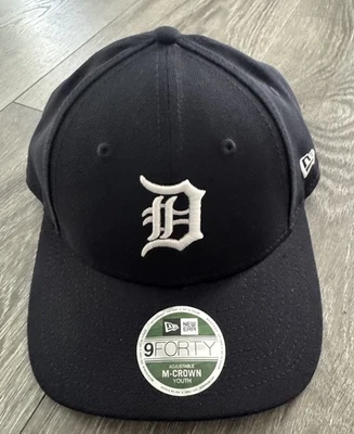 Detroit Tigers New Era 9Forty SnapBack Adjustable Hat (Youth) M Crown Navy Color - Image 1 of 3