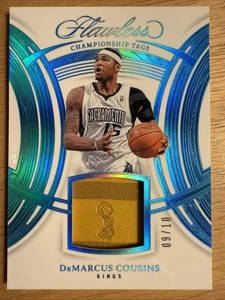 2024/25 Panini Flawless DeMarcus Boogie Cousins Championship Tag 9/10 Kings  - Bild 1 von 2