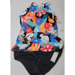 NWT Anne Cole Medium Floral Swimsuit - Picture 1 of 4