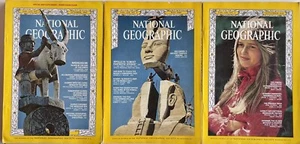 3 Vintage National Geographic magazines: October 1967, and May & September 1969 - Bild 1 von 4
