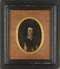 Attrib. To Gonzales Coques (1614-1684) "Young Man" Large Oil/Copper Miniature(M)