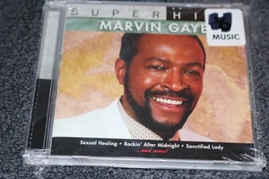 Marvin Gaye Super Hits 2001 US SEALED CD Sony Music Distribution Funk Soul Blues - Picture 1 of 2