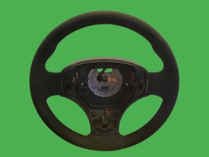 ASTON MARTIN DB9 2005 ALCANTARA STEERING WHEEL IN BLACK - Picture 1 of 9