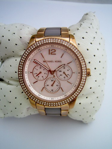 OROLOGIO MICHAEL KORS MINI TIBBY DONNA MK6928 ACCIAIO INOX CRISTALLI ORIGINALE