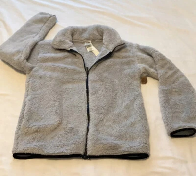 Chaqueta Sherpa Victoria’s Secret ROSA Gris Plateado Platino Peluche Chaqueta Sherpa, S Foto 1 de 3