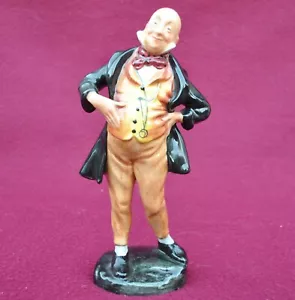 IMMACULATE ANTIQUE ROYAL DOULTON " MR MICAWBER " HN 2097 CHARLES DICKENS FIGURE - Picture 1 of 6