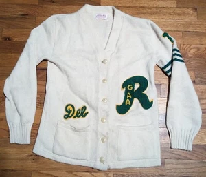 Cárdigan de lana universitario de colección High School - Suéter Colorado Knits Denver Letterman - Imagen 1 de 24