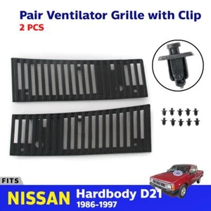 For Nissan Navara D21 Ute Truck 1986-97 Cowl Vent Grille Bonnet Hood L+R EBSH - Picture 1 of 7