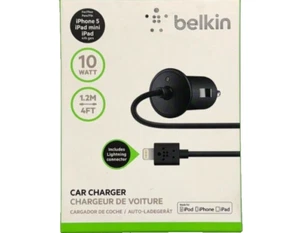 Belkin MFi Certified 10 watt 2.1 Amp iPhone Car Charger - Picture 1 of 6