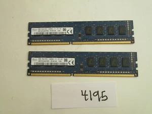 SK Hynix 2x2Gb=4Gb PC3-12800 1600Mhz DDR3 Desktop Memory RAM (4195) - Picture 1 of 2