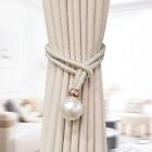 Adjustable Pearl Curtain Tieback Polyester Curtains Tie Rope  Decoration
