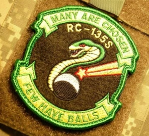 SAC RECON SQN RS RC-135 COBRA BALL MANY ARE CHOSEN FEW HAVE BALLS vêlkrö PATCH - Picture 1 of 12