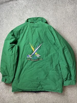 Chaqueta Paul & Shark Yachting Club Racing Reversible Cremallera Completa Verde Azul Talla S Foto 1 de 4