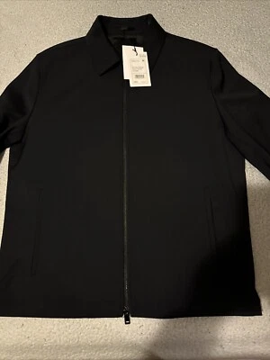 Theory Men Luxury Jacket Dress UpJacket Baltic/Grey Melange Black Size L665$ NWT - Image 1 of 4