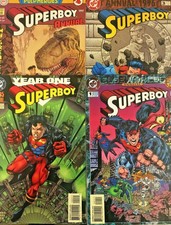 SUPERBOY ANNUAL 1-4. (4 ISSUE SET) 1994-1997. 68 PAGES. DC COMICS.