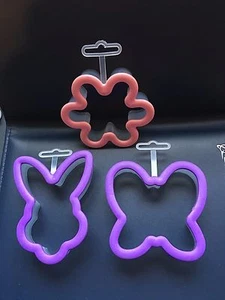 Cookie Cutter Butterfly Flower & Bunny Comfort Grip Lot VA-16 - Picture 1 of 6