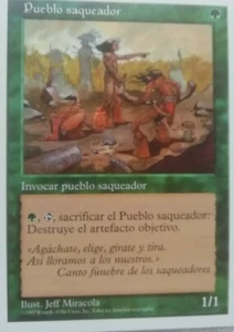 PUEBLO SAQUEADOR: Invocar Pueblo Saqueador - Carta MAGIC: The Gathering.  - Imagen 1 de 2