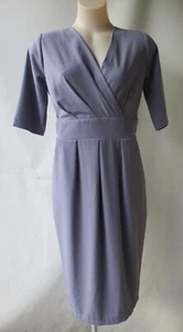 Bird Keepers size 10 grey dress short sleeves stretch - Picture 1 of 5