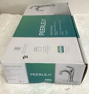 Peerless Bathroom Sink Faucet Chrome W/Drain Single Hole Westchester P1523LF P12 - Picture 1 of 9
