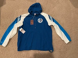 Toronto Blue Jays Poncho Jacket XL Cooperstown Collection Mitchell and Ness NWT - Picture 1 of 15