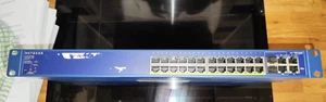 Used Netgear Prosafe 24 + 4 Smart switch with POE FS728TPv2 - Picture 1 of 6